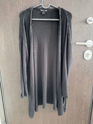 H&M cardigan used, black, size M
