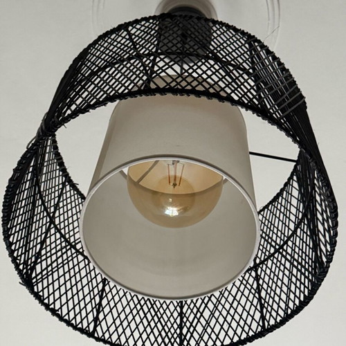 Viokef Grido adjustable hanging light brown with rope like new