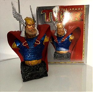 BLACK FRIDAY SALE - THOR BATTLE ARMOR RESIN BUST 10 inches STATUE NEW in its original box HUGE #575/1000 DYNAMIC FORCES