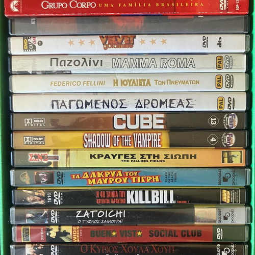 DVDs cinema movies like new with subtitles
