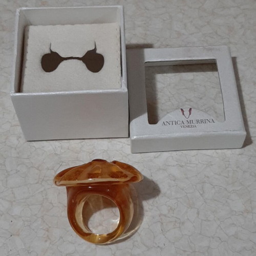 Antica Murrina Venezia ring brand new, rare piece, size 6 (52)