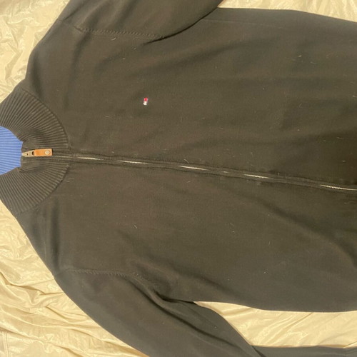 Tommy Hilfiger men's cardigan used, black, size M