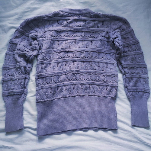 Mauve Human Nature organic cotton sweater like new, size S-M