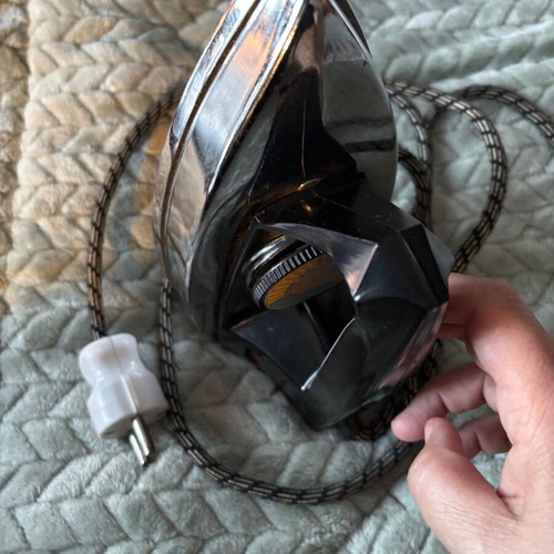 Electric iron used, functional retro