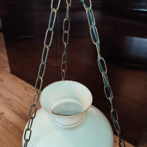 Ceiling light single pendant used, antique, 110cm