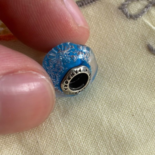 Pandora Murano sea blue charm