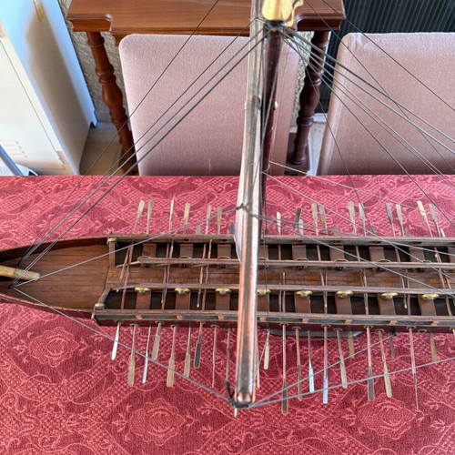 Wooden Greek Trireme Antique like new