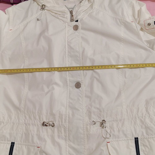 Concept women's jacket white with blue details like new