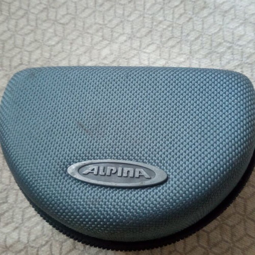Ski glasses case used Alpina