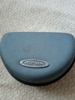 Ski glasses case used Alpina