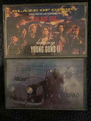 Demis Roussos and Jon Bon Jovi cassette tapes used