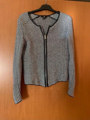 Ζακέτα ασύμμετρη H&M μεταχειρισμένη με φερμουάρ μέγεθος small