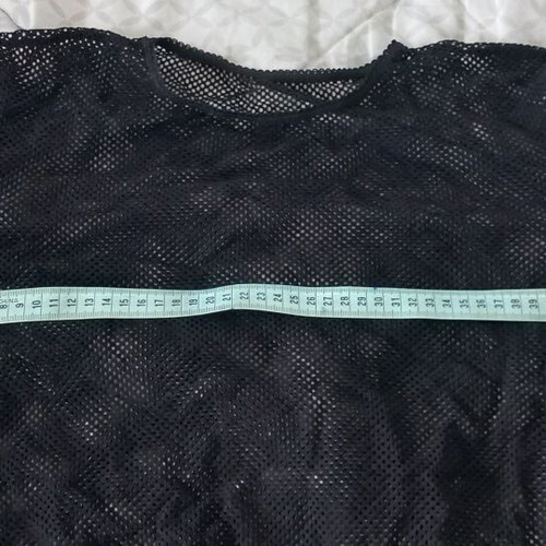 Mesh bodysuit new, elastic fabric, black, sizes M/L/XL