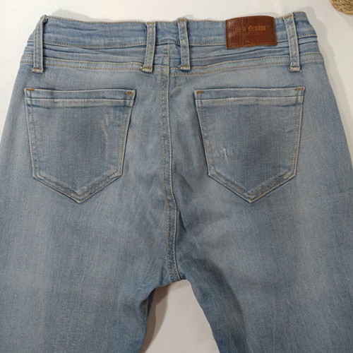 New Denim women’s high-waist skinny jeans used, light blue