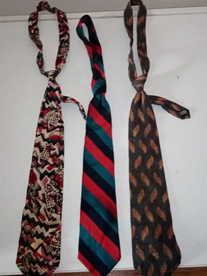 Abel & Lula vintage ties, set of 3