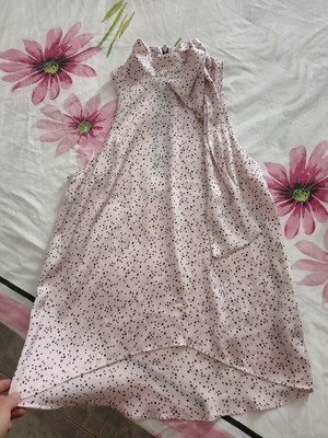 H&M women's blouse, small, pink and black