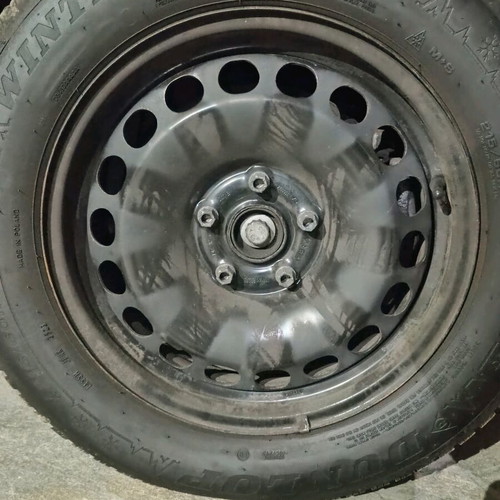 Winter tires 215/60R16 like new, 5x112 steel rims