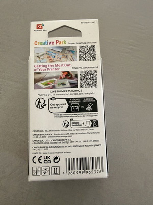 Canon PIXMA 555 PGBK XXL μαύρο μελάνι καινούργιο, γνήσιο