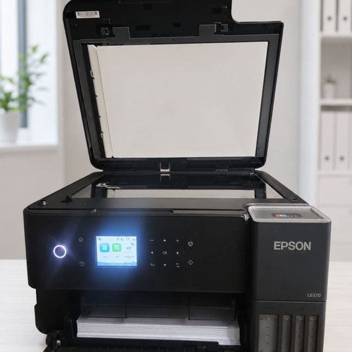 Epson EcoTank L6370 color inkjet multifunction printer like new with 3-year warranty extension