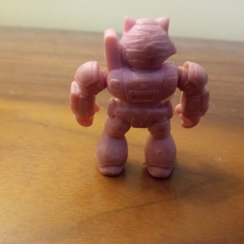 Teratomachos Cat figure purple with discoloration, new