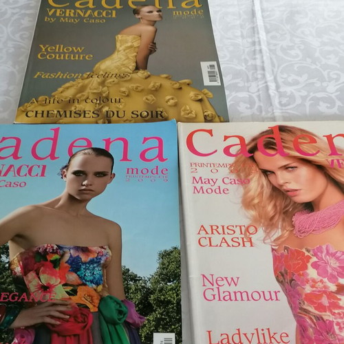 Cadena fashion magazines like new, pack of 3, spring editions 2005-2009