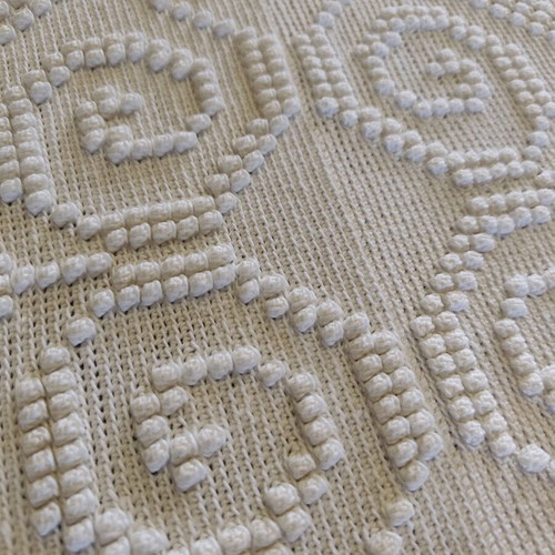 Handmade throw used 130 x 190