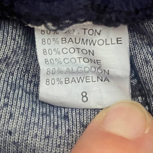 Velour pants for girl 8 years SugarFree like new, blue