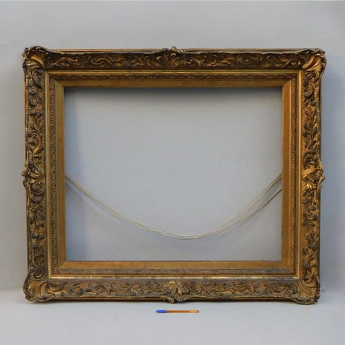 Wooden frame with ornate decoration like new, French made
