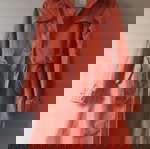  BSB Υπέροχη γυναικεία καμπαρντίνα πορτοκαλί size Small  / Vintage