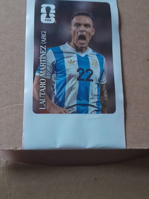 Αυτοκόλλητο Lautaro Martinez FIFA World Cup Panini καινούργιο
