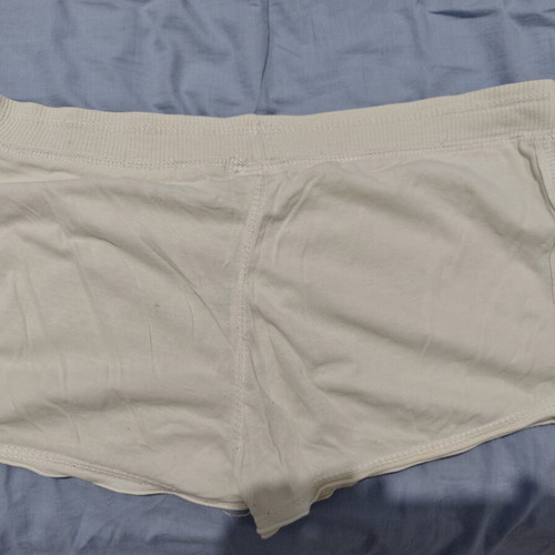 White cotton shorts for girl 12 years old used
