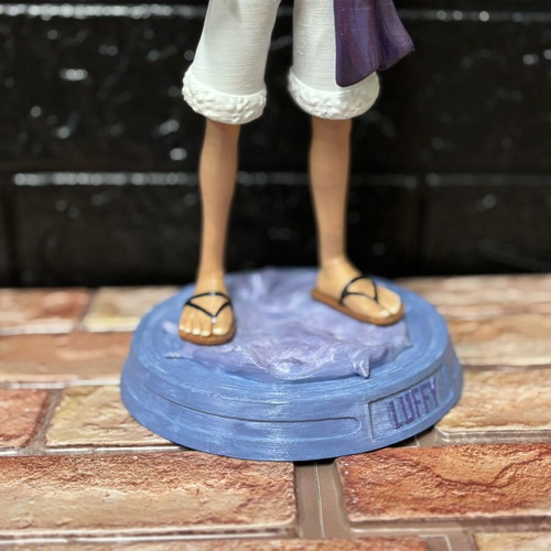 One Piece Luffy figure new, hand-painted with acrylics