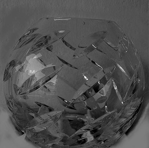Vintage Sphere κρυστάλλινο βάζο