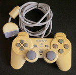 Playstation 1 Dualshock controller used, yellowed