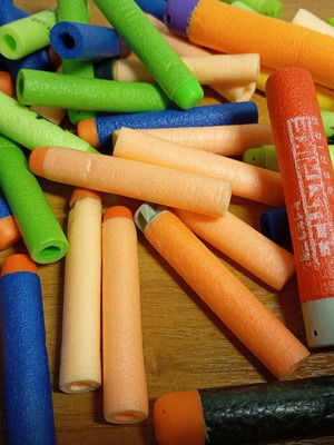 Nerf darts used