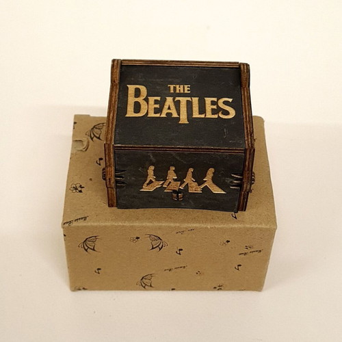 Let it be music box by The Beatles new, wooden