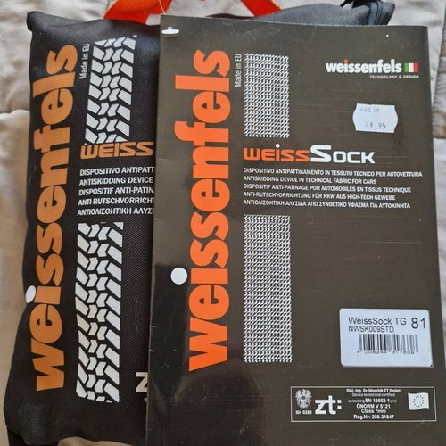 Weissenfels WeissSock TG81 fabric snow chains
