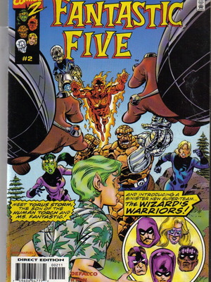 Fantastic Five Marvel Comics употребяван, английски (1999)
