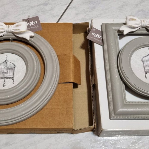 Inart wall frames new, set of 2 pieces