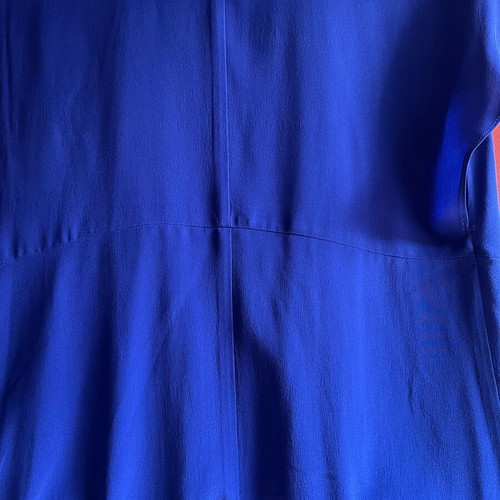 Cacharel silk dress like new, blue, size S