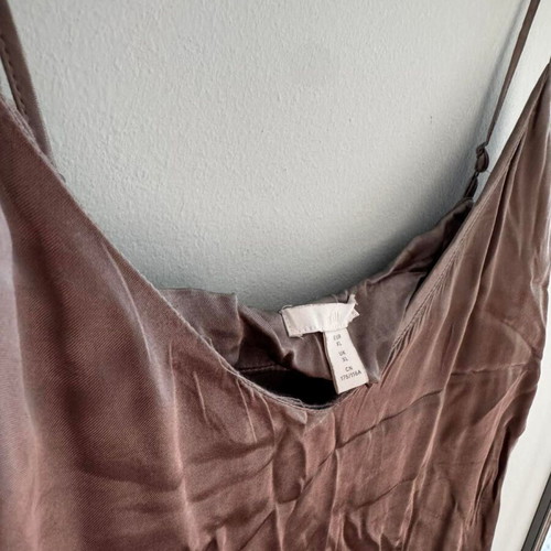 H&M silver satin dress, unworn