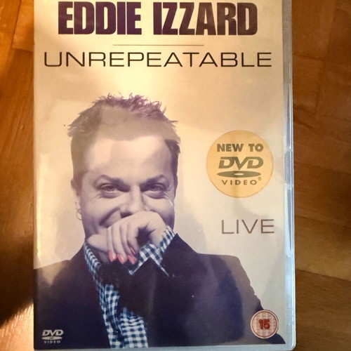 Eddie Izzard Unrepeatable Live DVD like new