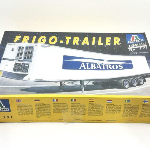 Frigo-Trailer No 791 1:24 Model Kit Italeri 1994 sealed, new