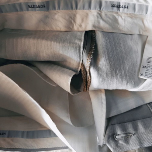 Versace original suit XL, light grey