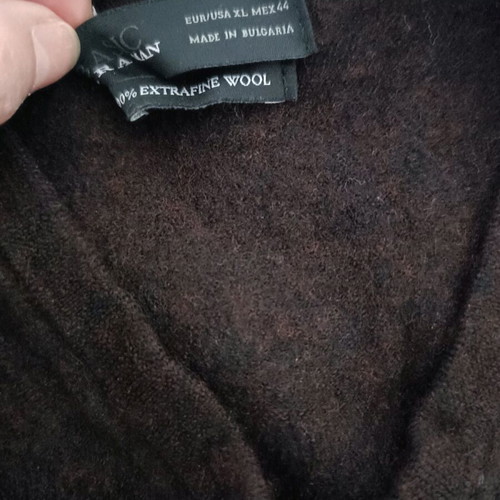 Zara women's brown wool sweater S like new