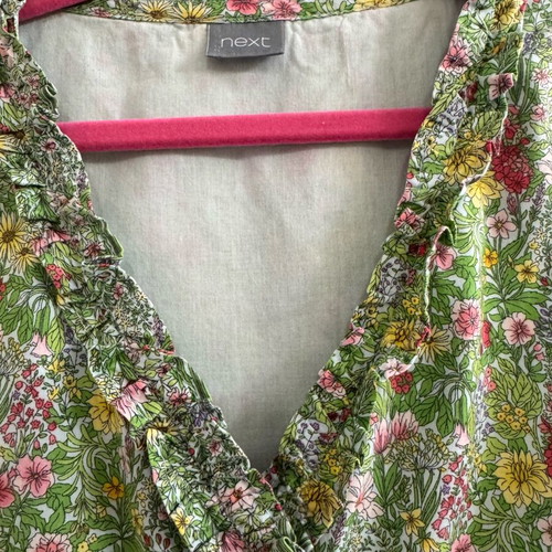 Next girls' summer dress multicolor new, ages 8-9