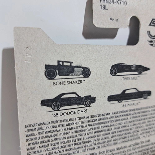 Mattel Hot Wheels 50 Years Bone Shaker Die Cast Car toy brand new