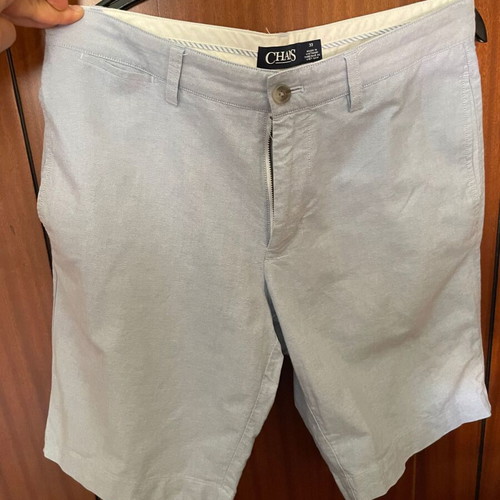 Chaps men's shorts size 33 like new, turquoise linen texture