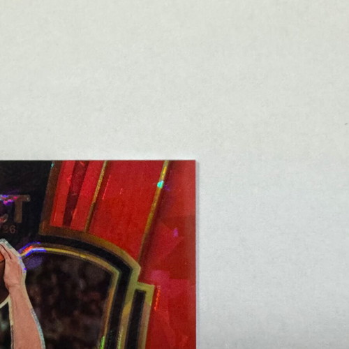 2025-26 Panini Select Euroleague Saras Jasikevicius Premier Red Cracked Ice Card new, authentic
