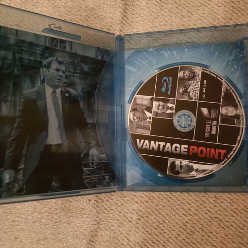 Vantage Point Blu-Ray like new, adventure film with subtitles